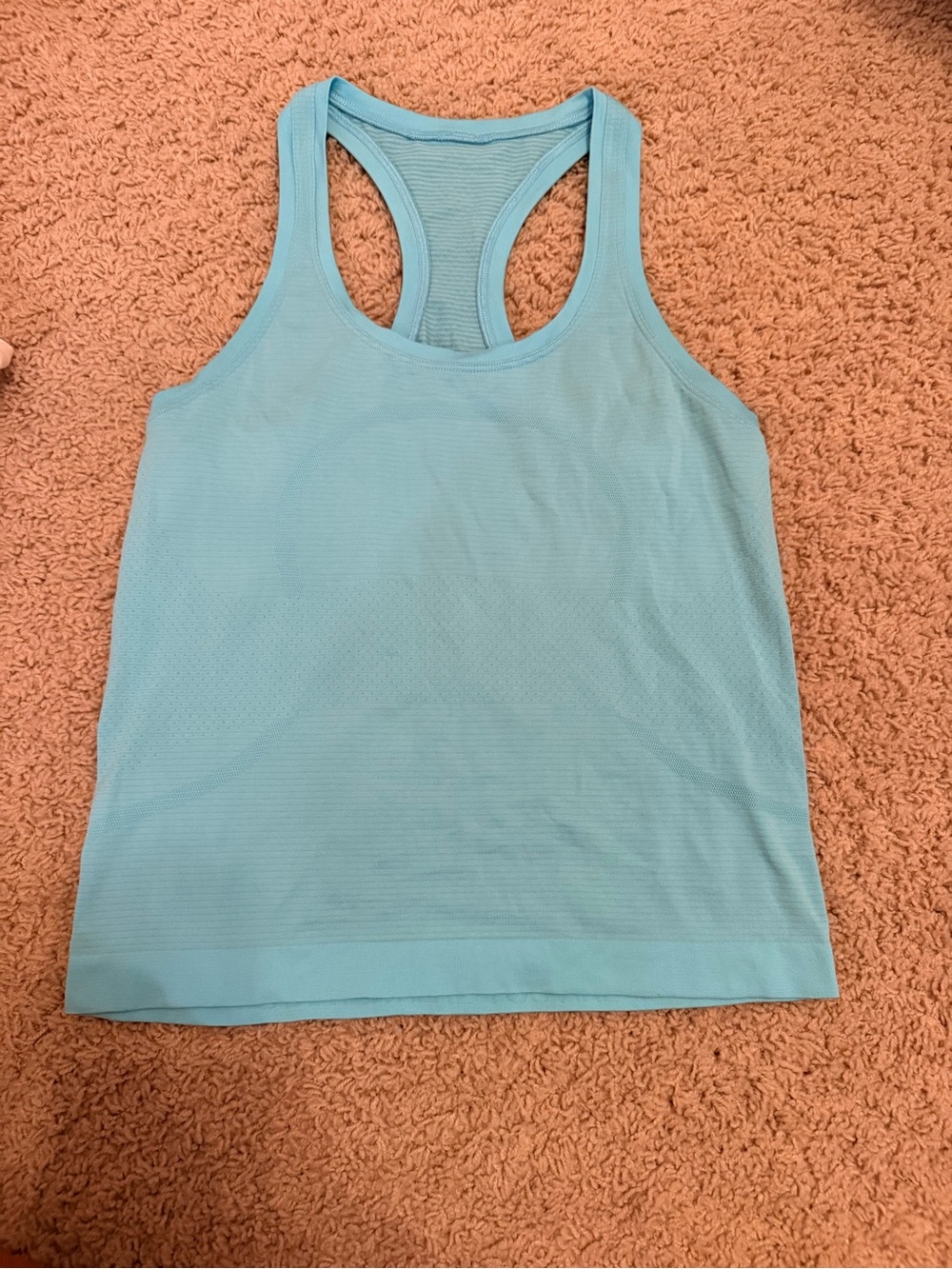Light Blue Lululemon Racerback Women's Tank Top